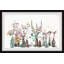 Glass Bottle Centrepieces - Single Picture Frame Painting-1880995593