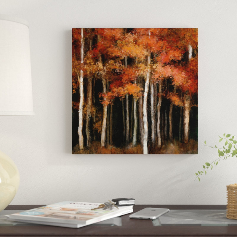 « octobre », reproduction sur toile tendue, H 14 po x l 14 po