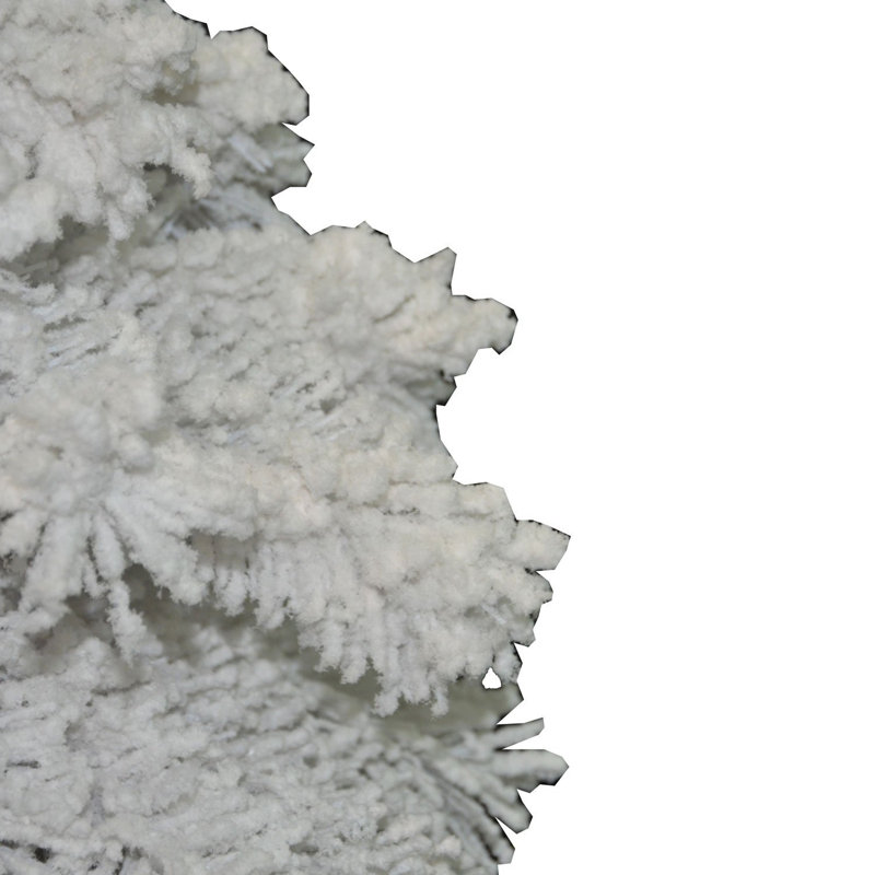 Arbre de noël artificiel blanc 6,9 pi