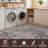 Washable  Area Rug Vintage Medallion  Non-Slip Non-Shedding Oriental Distressed Accent  Soft Low Pile Hallway Red-713085474