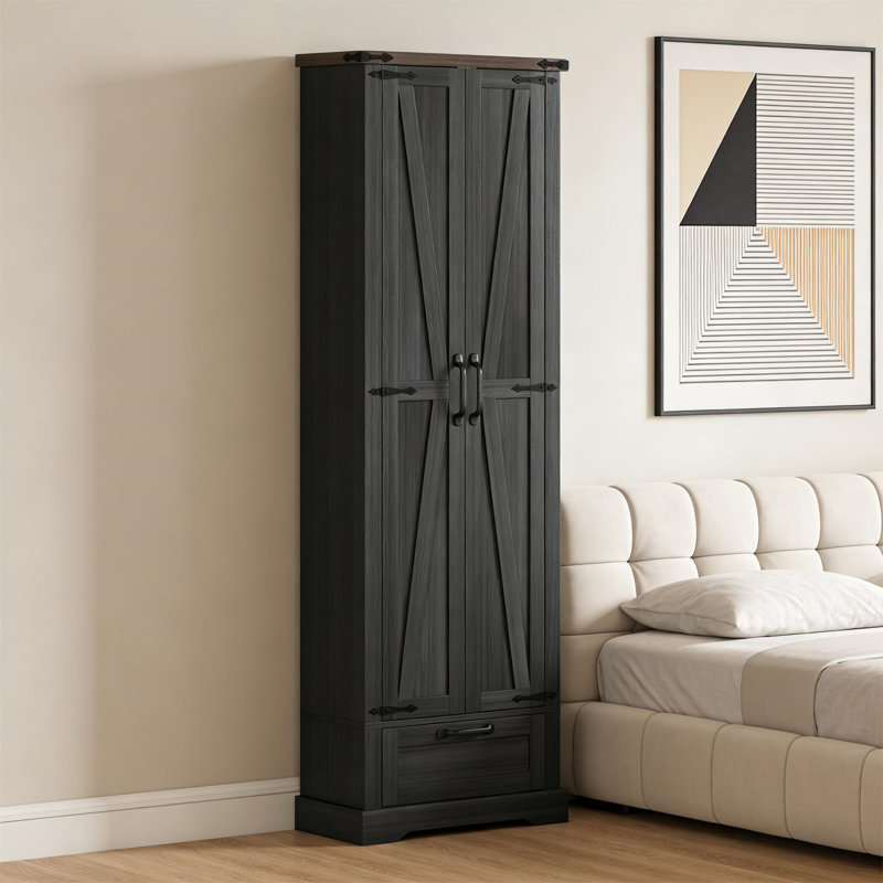 Armoire de rangement Elegant, Noir