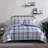 Peri Plaid Reversible Bed in a Bag Comforter Set-100731160-100731162