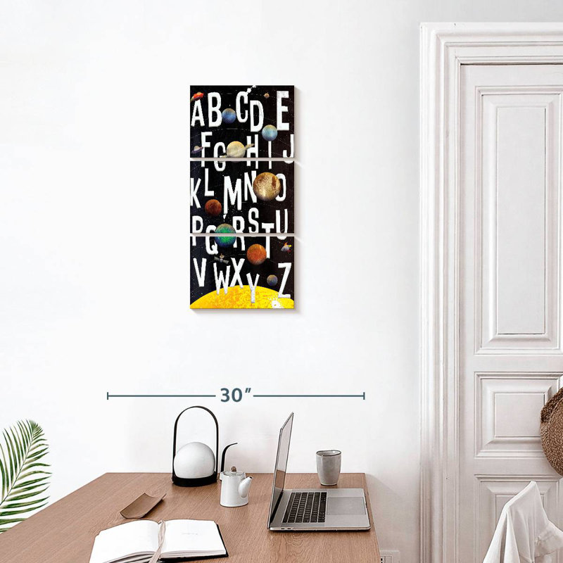 ABC Galaxy, 27" H x 12" W