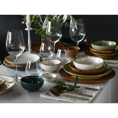 Nature Creatable 21576 Acacia Wood - Nature Collection 4 Piece Wooden Multi -Purpose Bowl Set