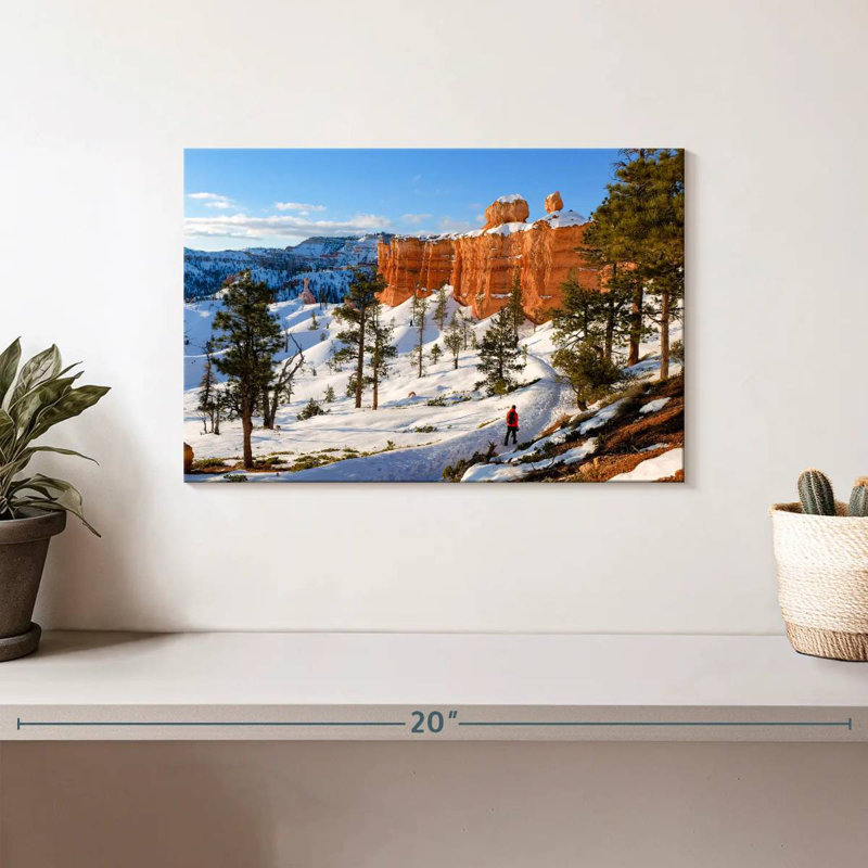 Bryce Canyon Snowy Mountain, H 8 po x l 12 po