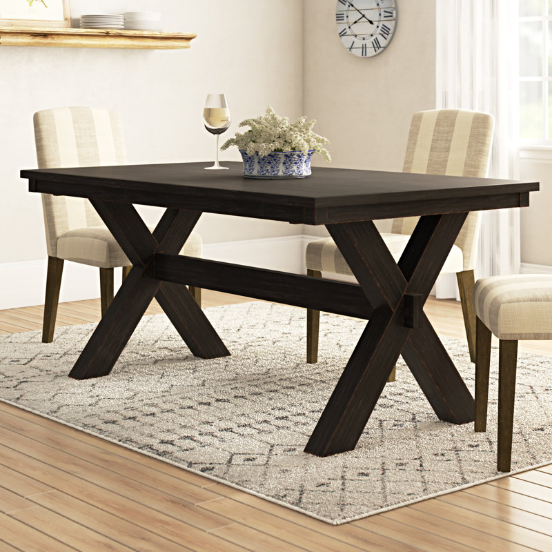 Anubis Solid Wood Base Dining Table