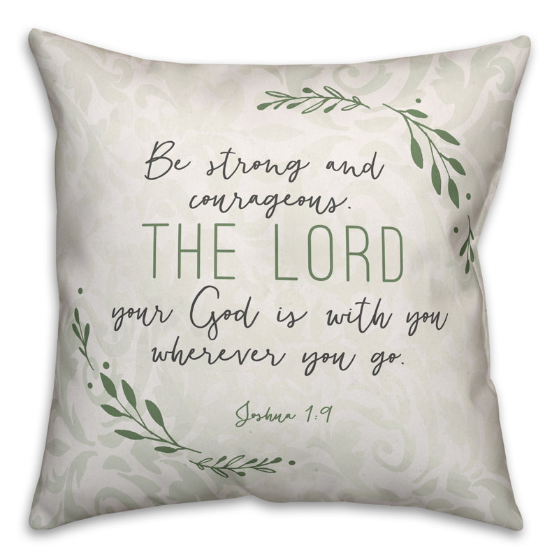 Coussin Be Beige and Courageous