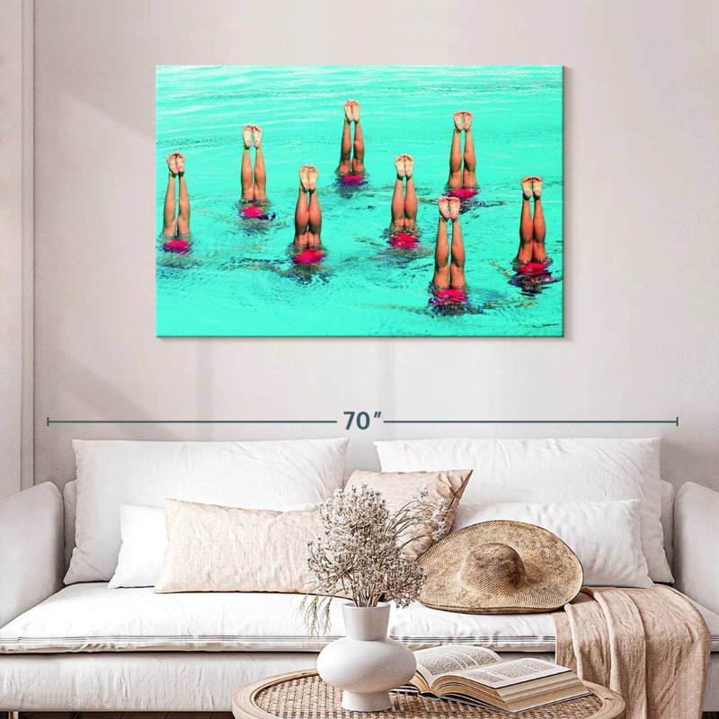 Sireci Inverted Synchronized Swimming, 30" H x 45" W