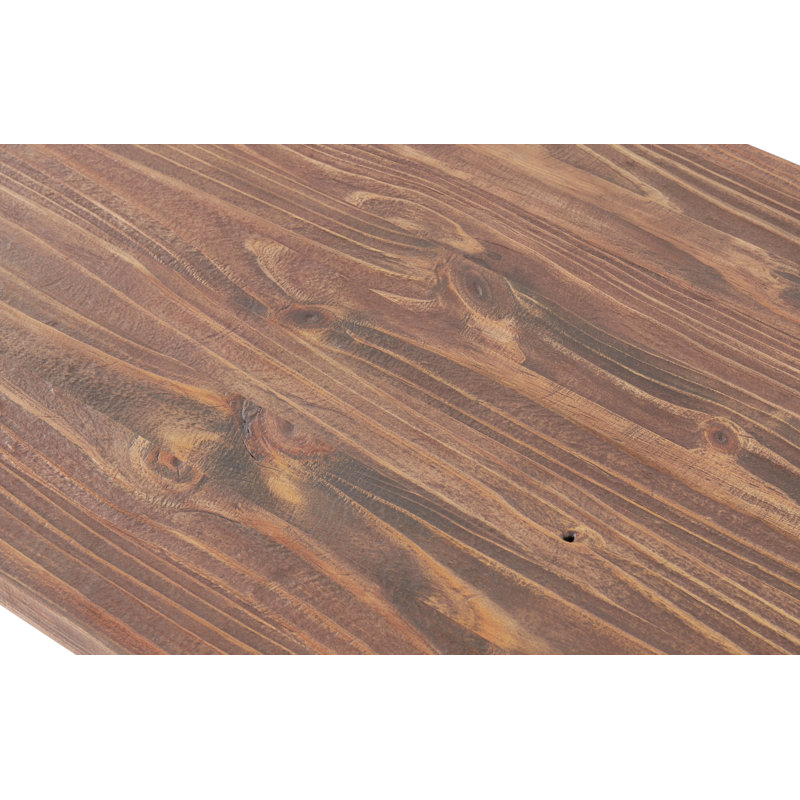 Ensemble de tables basses 4 pièces en bois massif industriel 42 po avec console de télévision et 2 tables d'appoint Adam