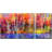 Abstract Forest " Colorful Autumn Trees. Semi Abstract Image Of Forest, Aspen Trees With Yellow " 3 - Pieces-95099269-56497733