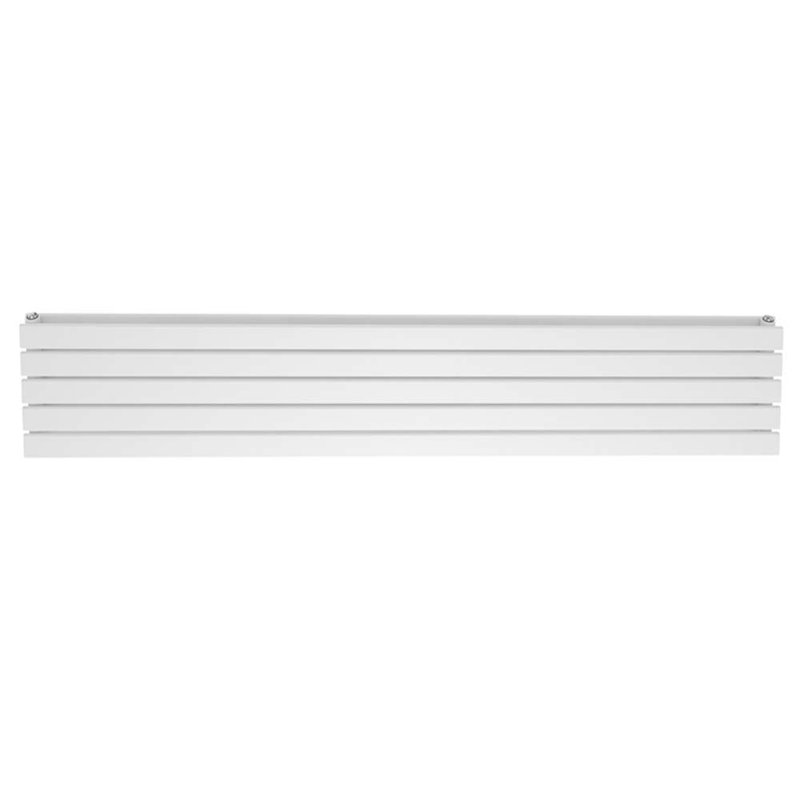 Lourdes Horizontal And Vertical Designer Radiator, White, 160cm H x 34cm W x 5.8cm D