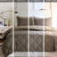 Édredon matelassé à motif de losanges 3M, double, 2 taies décoratives, chaud, réversible, lavable à la machine, doux et confortable, réversible doux, taies décoratives avec fermeture à glissière, chaud-127368173-127368169