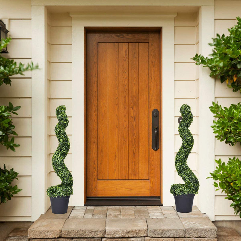 120cm Faux Moss Topiary in Pot