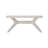 Muhsina Cross-Leg Coffee Table-1757328450