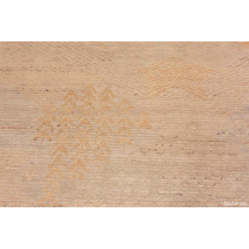 Tapis marocain décoratif surdimensionné contemporain