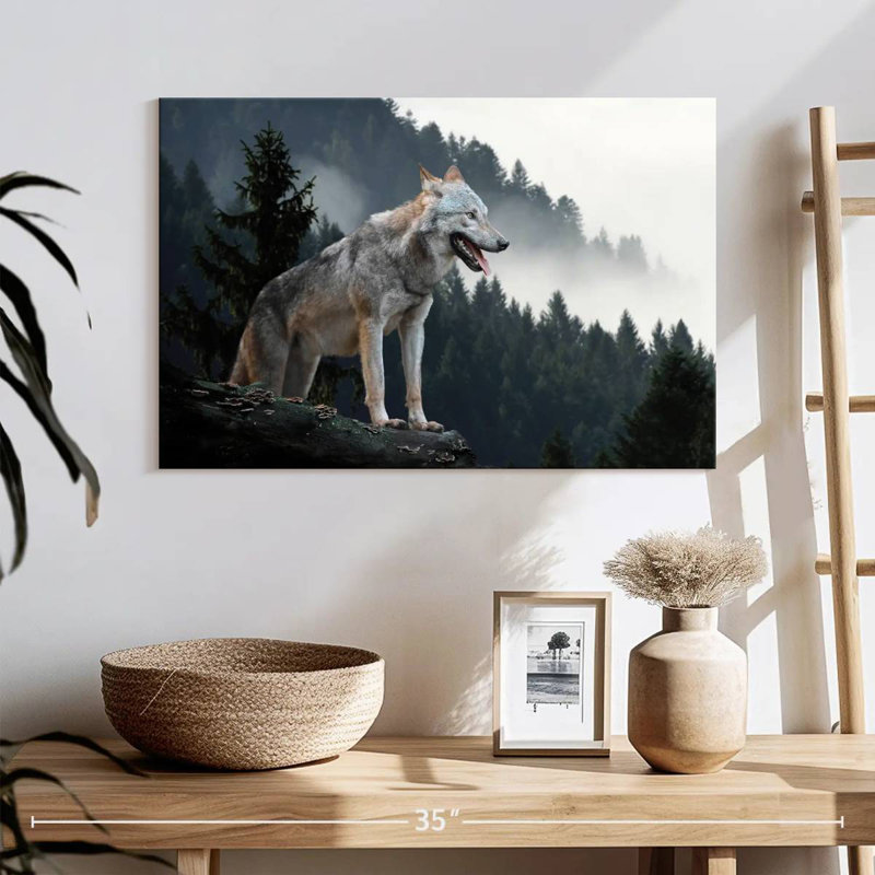 Brampt Timber Wolf, 16'' H x 24'' W