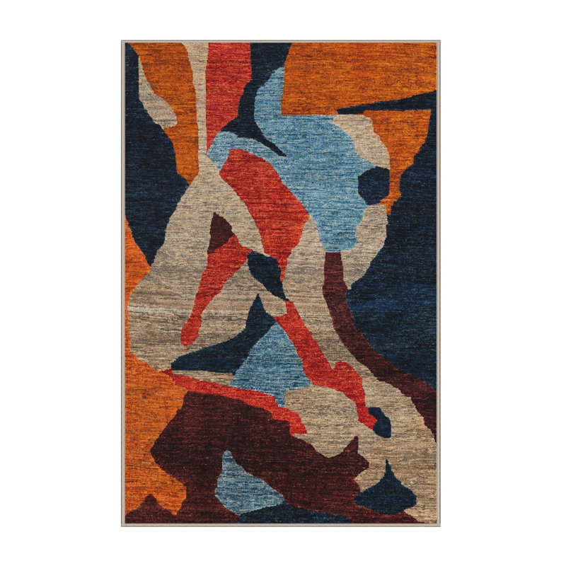 Tapis abstrait moderne 1843, Rectangle 6 pi x 9 pi