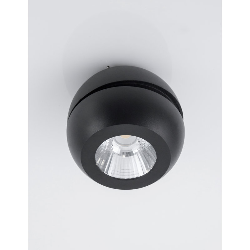 LED Flush Mount, Black