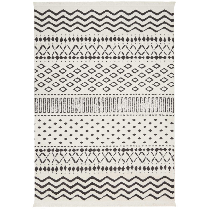 Geometric Indoor Rug, Rectangle 5'3" x 7'3"