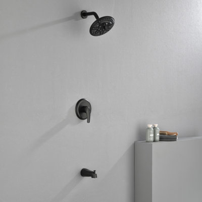 Pressure-Balanced (Temperature Control Only) Tub & Shower Faucet with Rough in-Valve