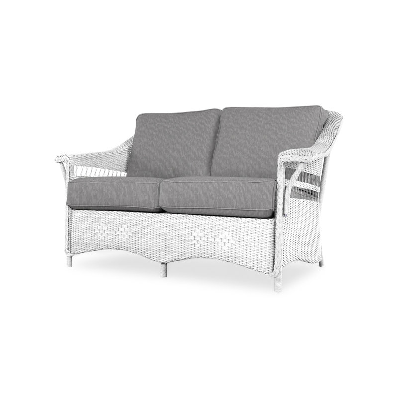 Nantucket Outdoor 2 - Seat, White, Sandberg Navy