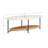 Oval coffee table