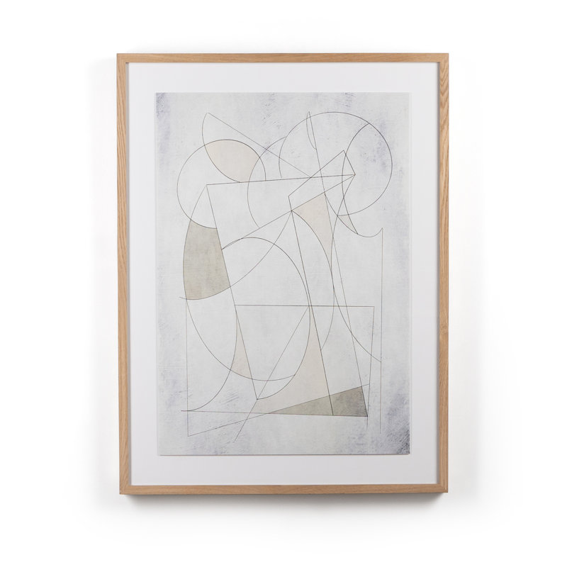 Line Work Print by Dan Hobday, 48" H x 36" W x 2.5" D
