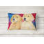 Coussin décoratif intérieur/extérieur golden retriever