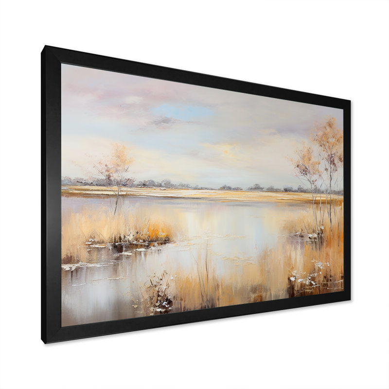 «Prairies Charm», impression sur toile, Cadre simple noir, H 12 po x l 20 po x P 1 po