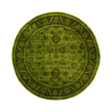 Overdyed One-of-a-Kind 9' 1" X 9' 1" Hand Knotted Area Rug