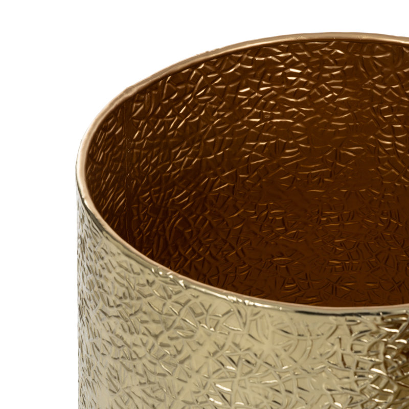 Skopelos Metal Pot Planter, Gold