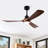 Hot Sales 52 Inch Modern Ceiling Fan With 3 Color Dimmable 3 ABS Blades Remote Control Reversible DC Motor With Led Light