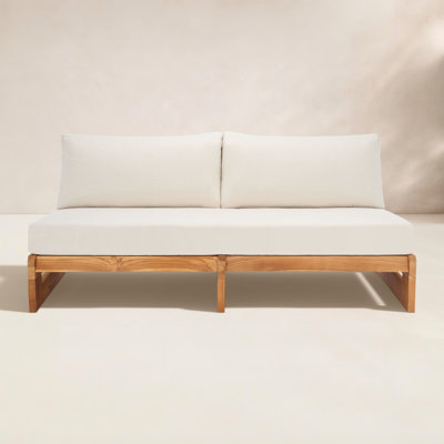 Despina 70" Teak Patio Loveseat