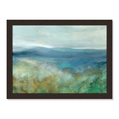 Blue Mountain Overlook - Picture Frame Painting Print
