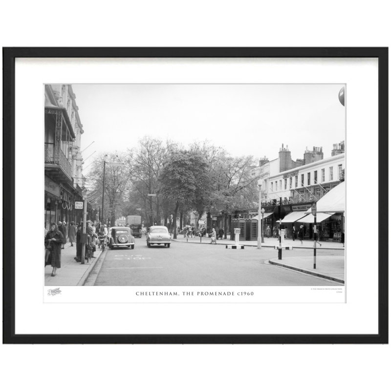 Cheltenham, The Promenade C1960 by Francis Frith - Single Picture Frame Print, 28cm H x 36cm W x 2.3cm D