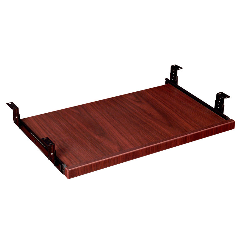 Palladino 1.25" H x 23.5" W Desk Keyboard Tray, Mahogany