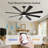 72 Inch Large Ceiling Fan with Light, Outdoor Ceiling Fan with Remote, Modern Industrial Ceiling Fan, Quiet Reversible DC Motor Indoor Outdoor Ceiling Fan for Living Room Bedroom Patio Porch-1821862064-1821862067-1821862068