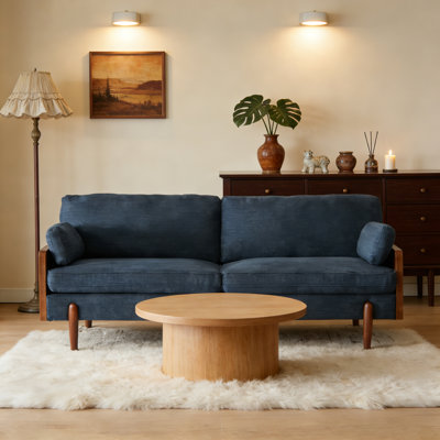 Canapé Mid-Century moderne - bleu marine