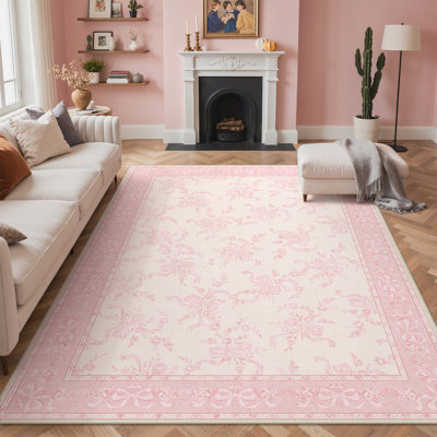 Tapis rose / beige Atascadero