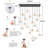 18-Light Rectangular Dimmable Crystal Led Chandelier Adjustable Long Lights-1567036718