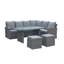 Devoiry 8 Seater Rattan Sofa Set