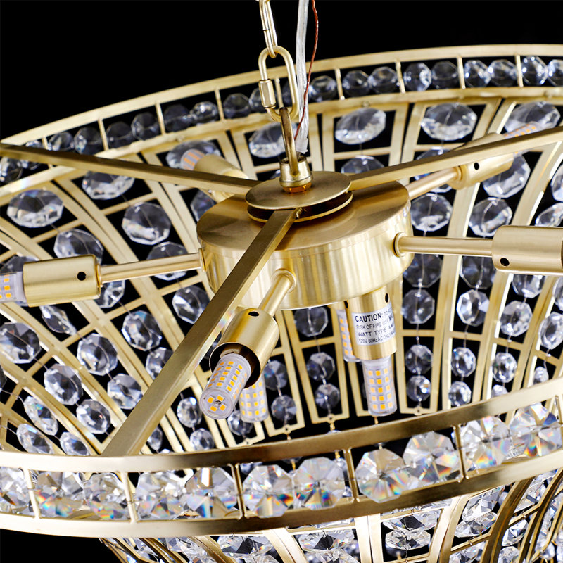Lustre empire 8 lumières Katibe