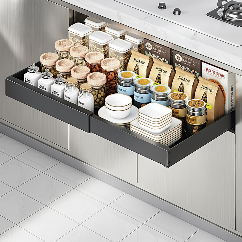 Expandable Pull-Out Cabinet Organiser