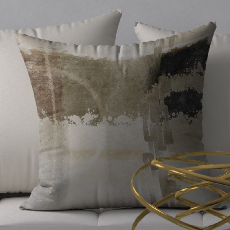 Housse de coussin décorative carrée Energy, 18" x 18"