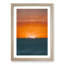 Sunrise Horizon in Abstract - Picture Frame Graphic Art Print-55727843-55727844
