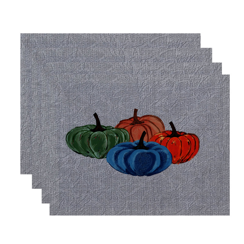 Ensemble de napperons 4 pièces Lenard, gris