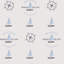 Nautical theme 10m x 53cm Matte Wallpaper Roll-34457410