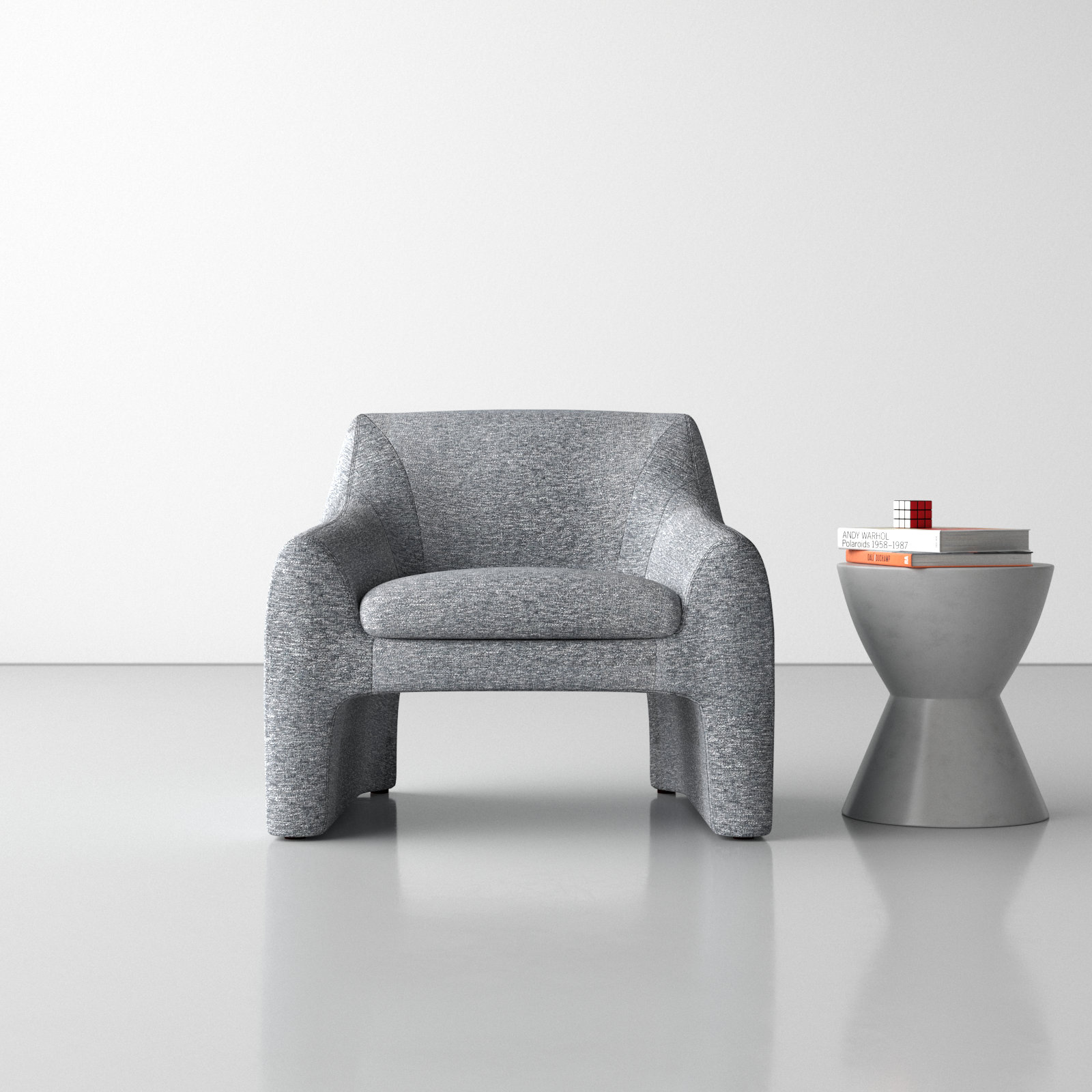 Addi Armchair, Nathan Sky Tweed