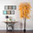 72 " H Faux Maple Tree in Wicker/Rattan Pot