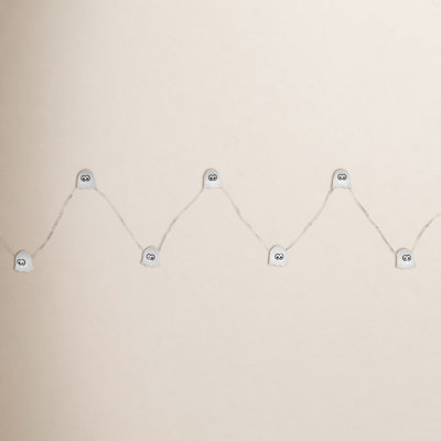 10-Count Halloween Ghost LED Fairy Lights